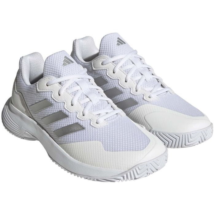 Zapatillas Adidas GameCourt 2 Blanco Plata Metal