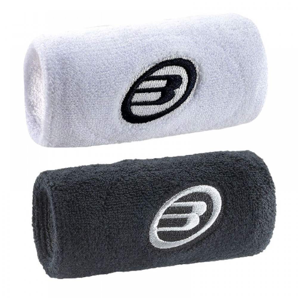 Muñequeras Bullpadel BPMU254 Blanco Negro