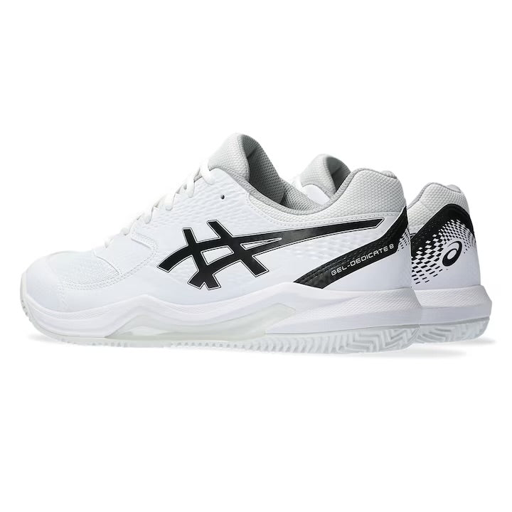 Zapatillas Asics Gel Dedicate 8 Clay Blanco Negro