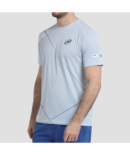 Camiseta Bullpadel Aireo Azul Claro Bicolor