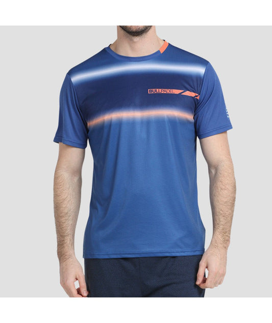 Camiseta Bullpadel Lacar Azul Intenso