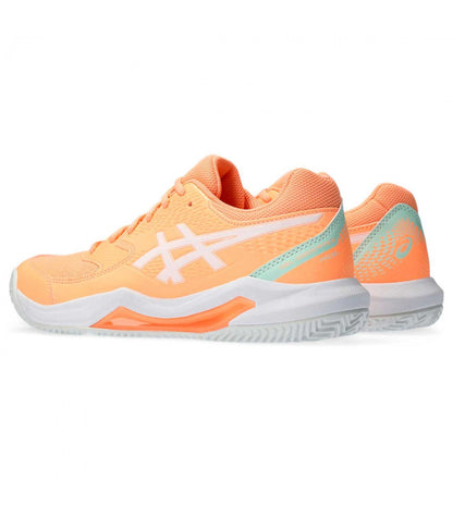 Asics Gel Dedicate 8 Padel Naranja Blanco Mujer