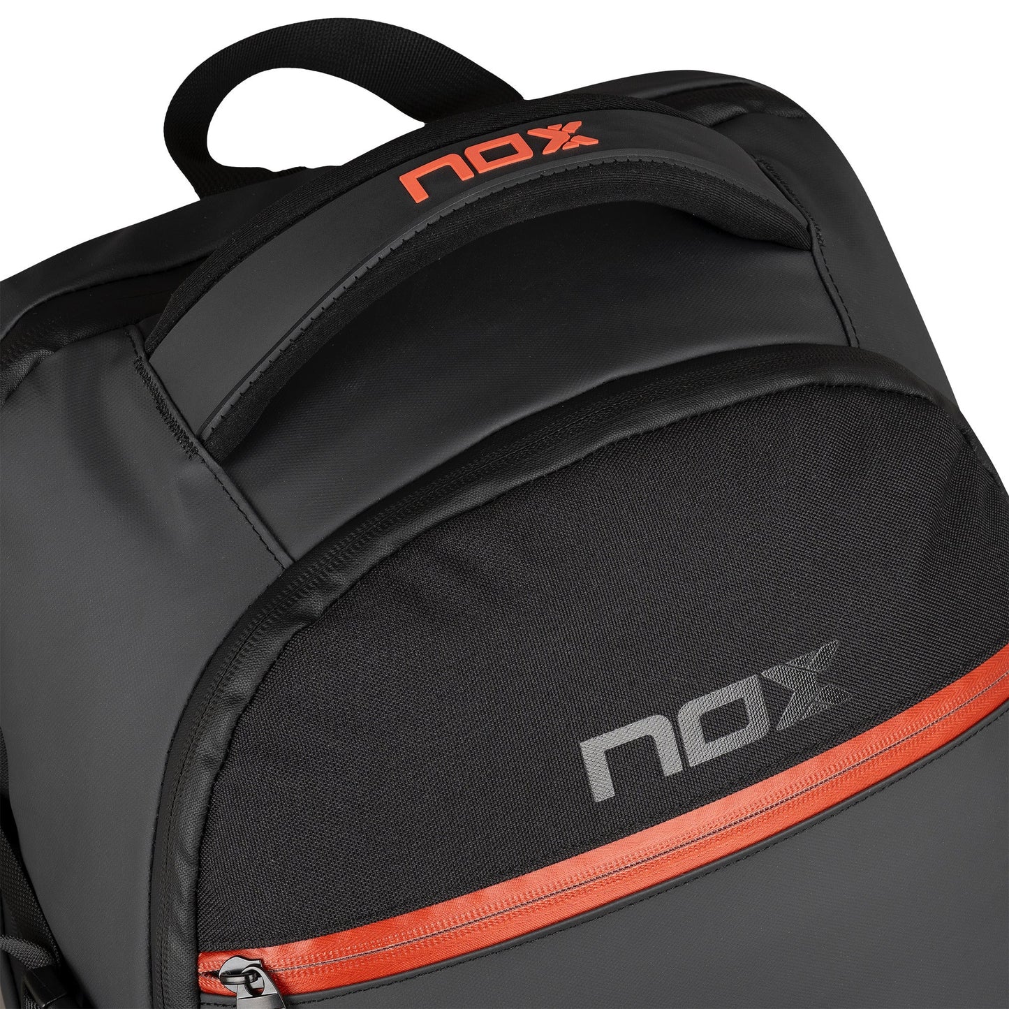 Mochila Nox AT10 Luxury Open Series Negro Rojo