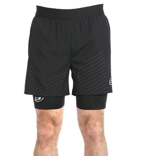 Pantalón corto Bullpadel Afama Negro