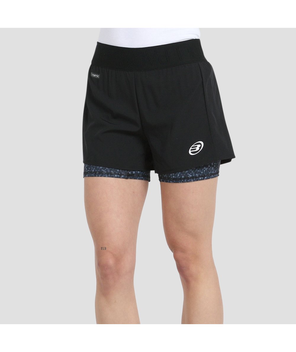 Pantalón corto Bullpadel Breca Negro