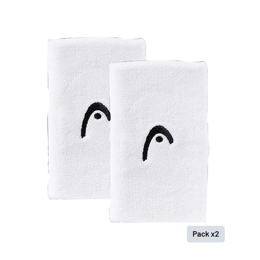 Muñequeras Head Blanco (2-Pack)