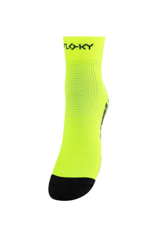 Calcetin Floky Multisport Corto Amarillo Fluor (1-Pack)