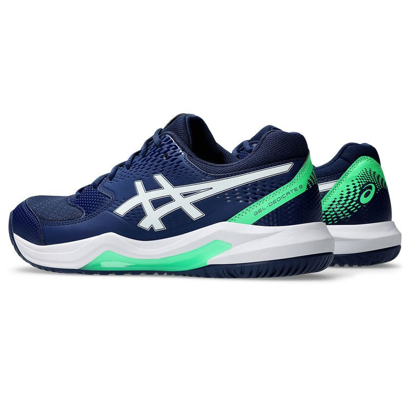 Asics Gel Dedicate 8 Clay Azul Expanse Blanco