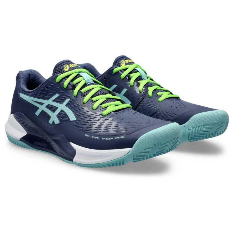 Asics Gel Challenger 14 Padel Marino Verde Azulado