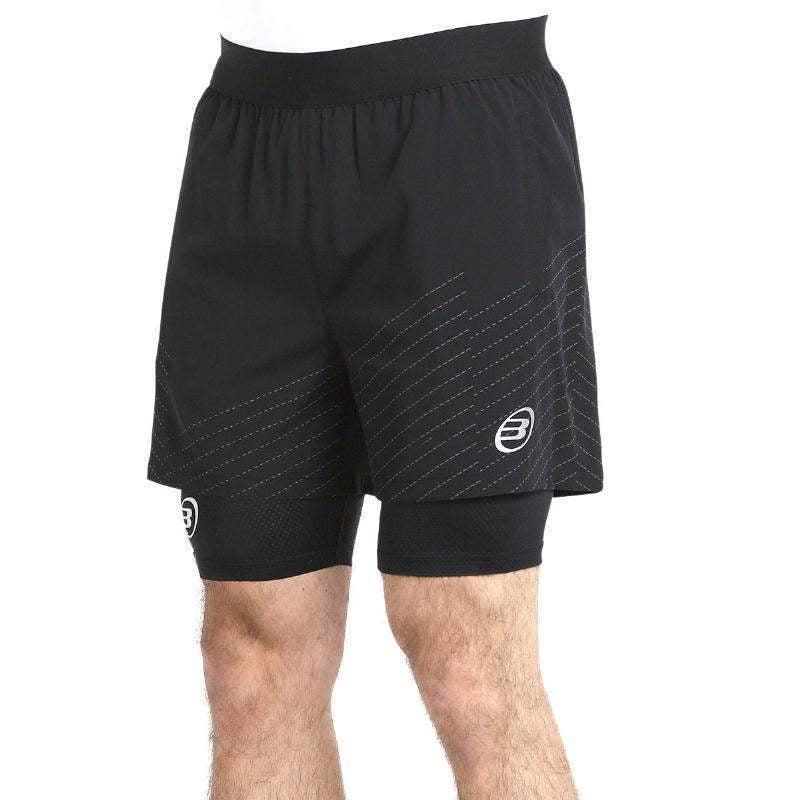 Pantalón corto Bullpadel Afama Negro