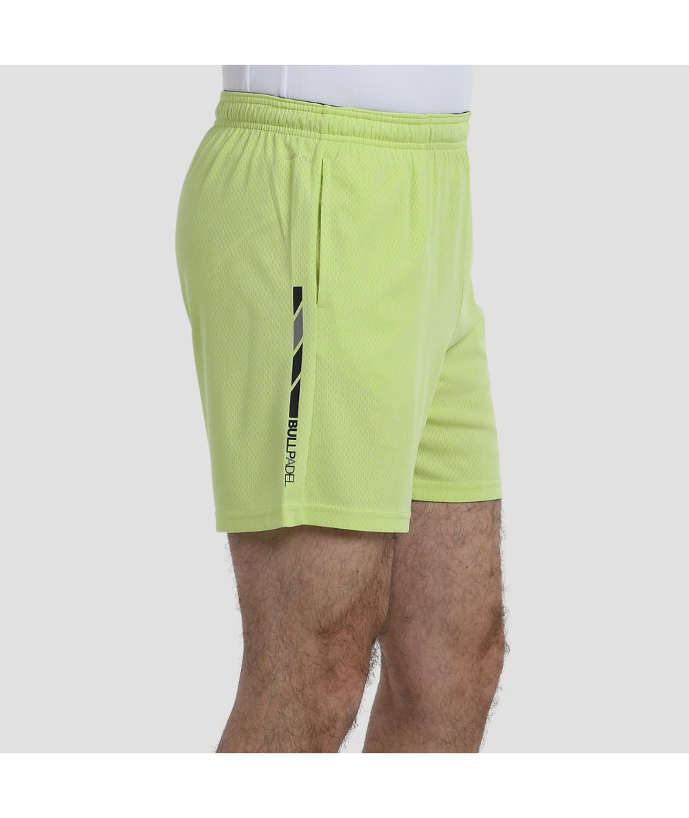 Pantalón Corto Bullpadel Longo Amarillo Azufre Vigore