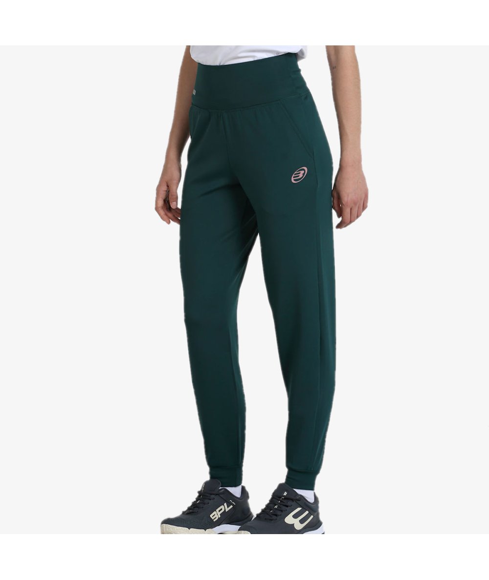 Pantalon Bullpadel Gemma Triay Ideal Verde Profundo