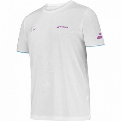 Camiseta Babolat Juan Lebron Blanco Rosa