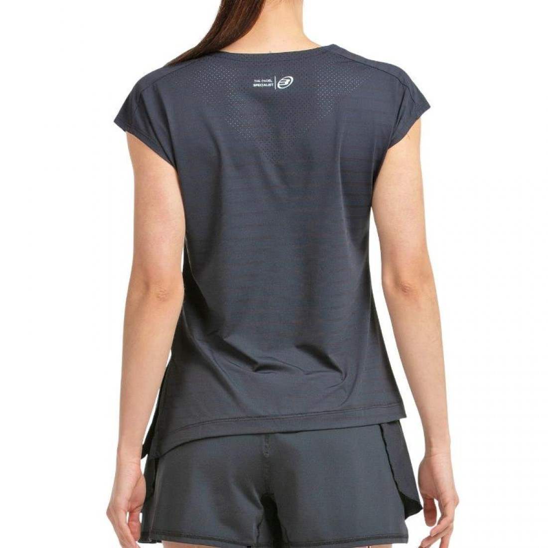 Camiseta Bullpadel Adoros Negro Bicolor