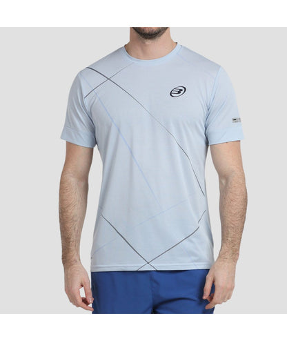 Camiseta Bullpadel Aireo Azul Claro Bicolor