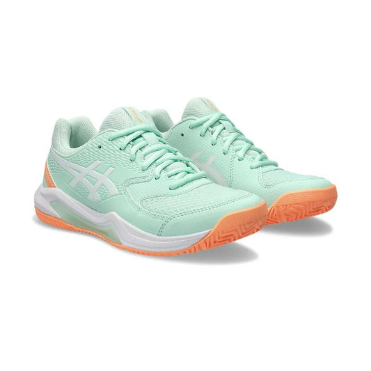 Asics Gel Dedicate 8 Padel Menta Blanco Mujer