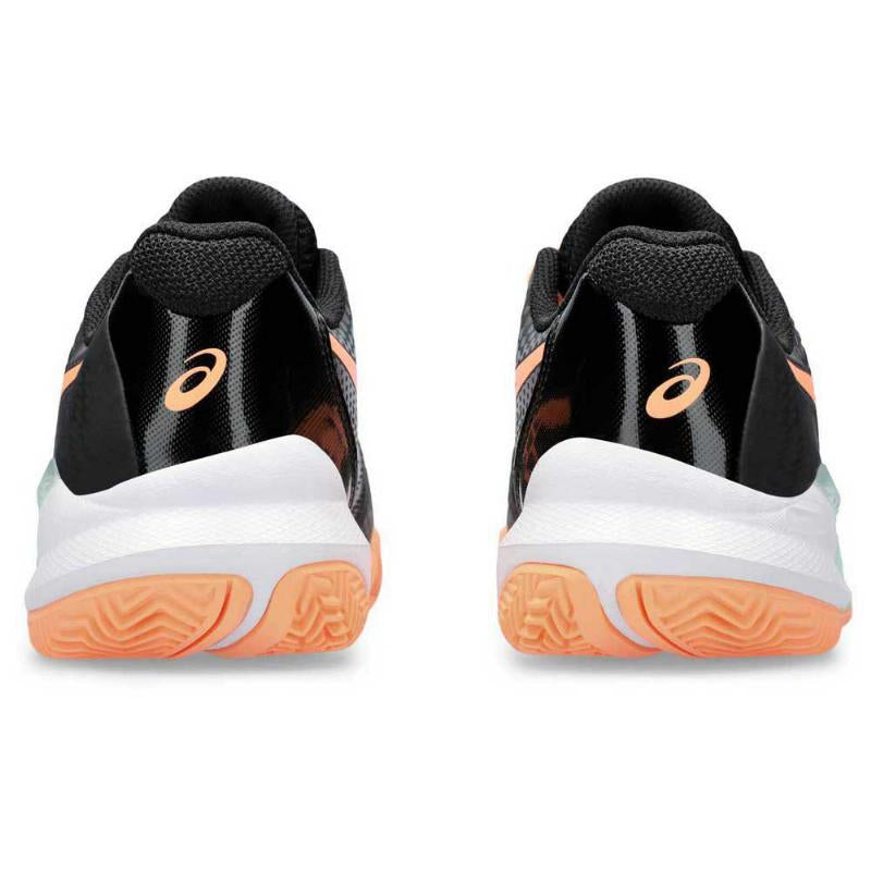 Asics Gel Challenger 14 Padel Negro Naranja Mujer