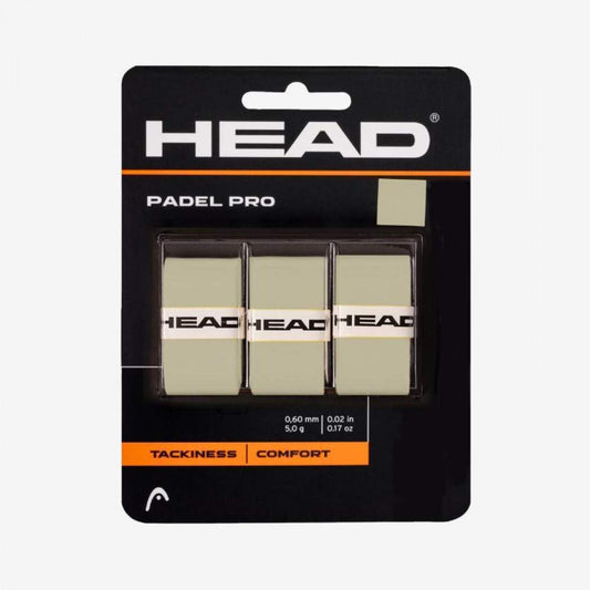 Blister Overgrips Head Padel Pro Gris 3 Unidades