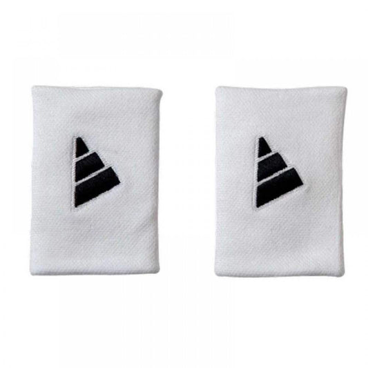 Munequeras Adidas Largas Blanco Negro (2-Pack)