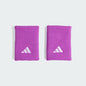 Muñequeras Adidas Largas Morado Blanco (2-Pack)