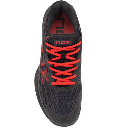 Zapatillas Nox At10 Lux Negro Rojo