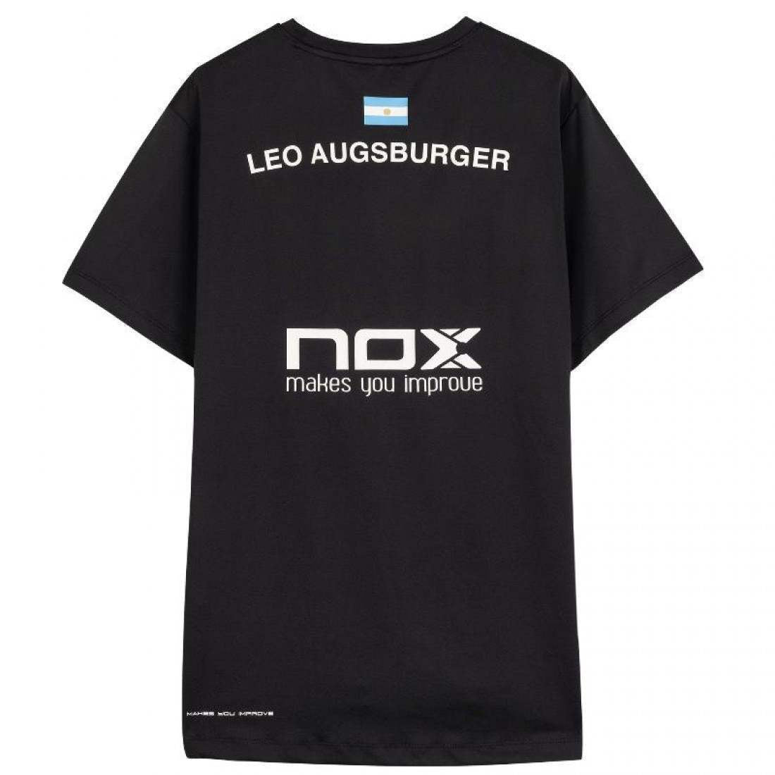 Camiseta Nox Leo Augsburger Sponsors LA10 Negro