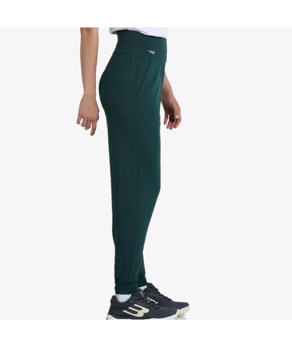 Pantalon Bullpadel Gemma Triay Ideal Verde Profundo