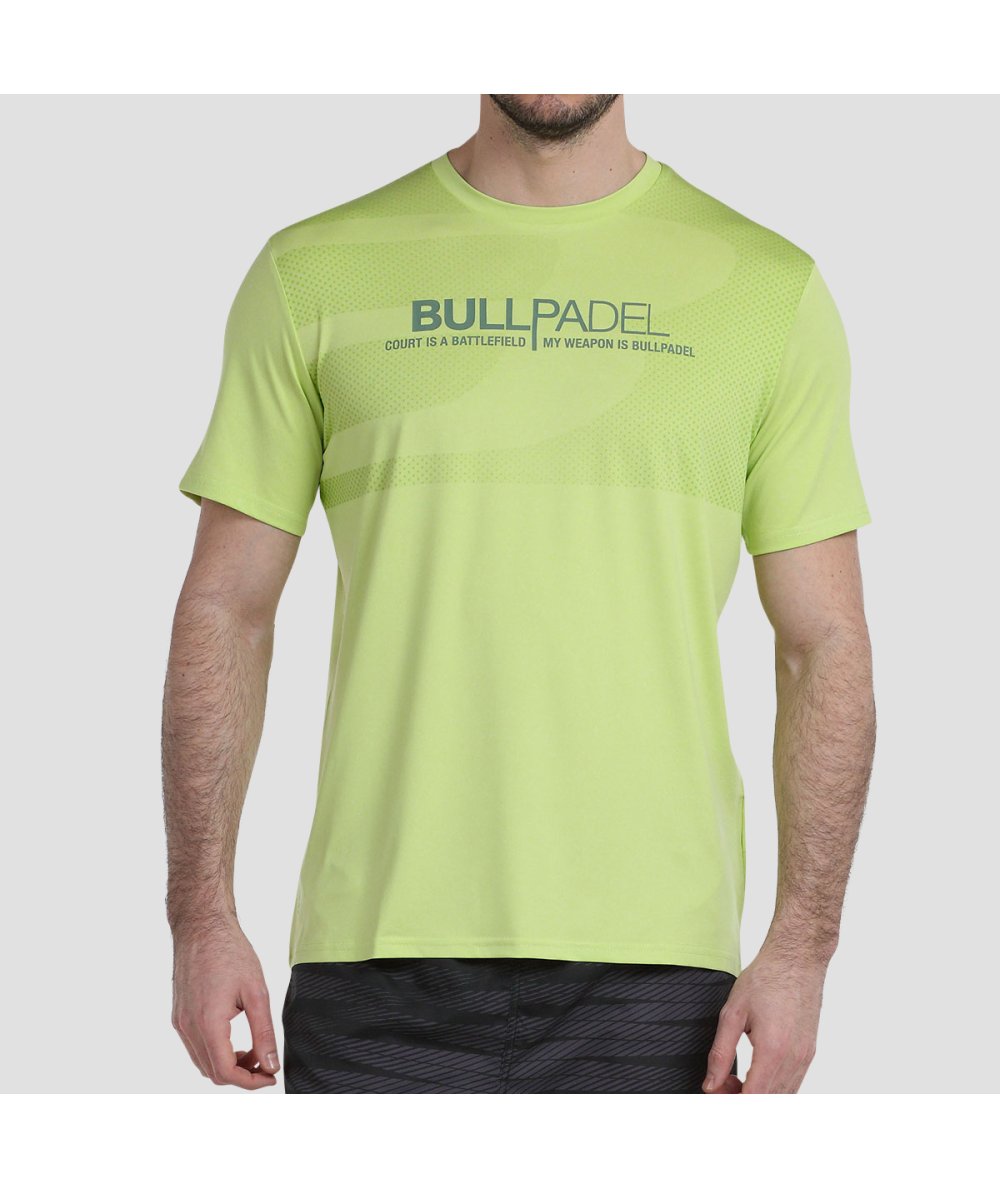 Camiseta Bullpadel Leteo Amarillo Azufre Vigore