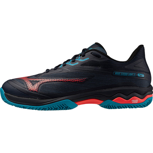 Zapatillas Mizuno Wave Exceed Light 2 Padel Negro Azul Rojo
