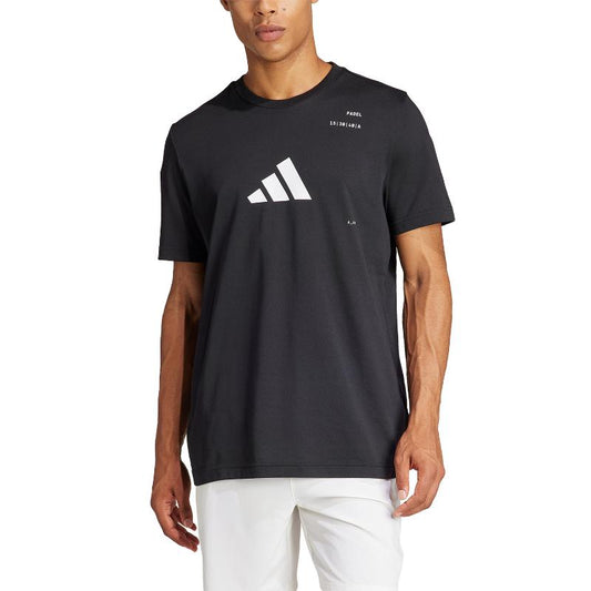 Camiseta Adidas Padel Category Graphic Negro