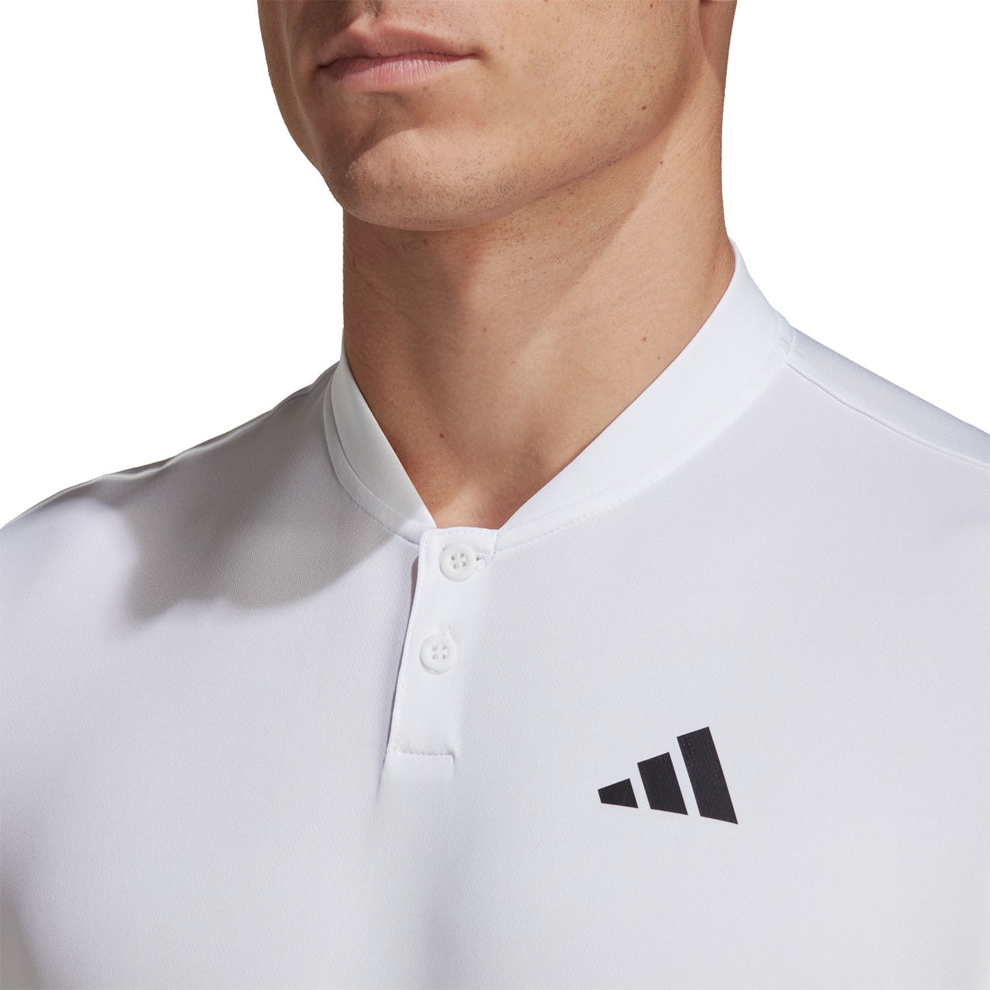 Polo Adidas Club Henley Blanco