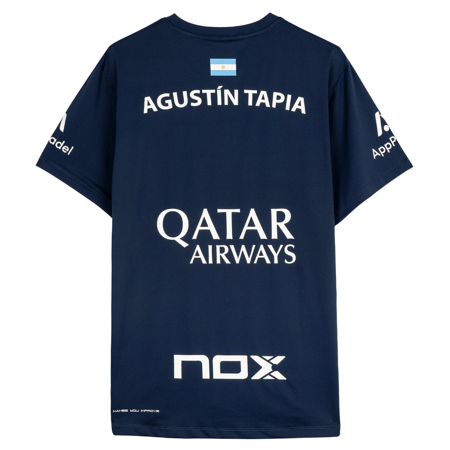 Camiseta Nox Agustin Tapia Sponsors AT10 Azul Marino