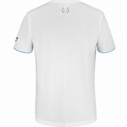Camiseta Babolat Juan Lebron Blanco Rosa