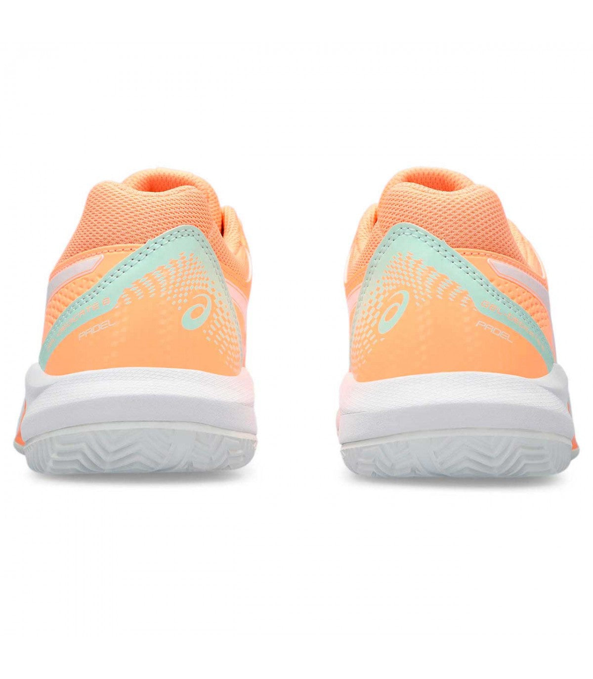 Asics Gel Dedicate 8 Padel Naranja Blanco Mujer