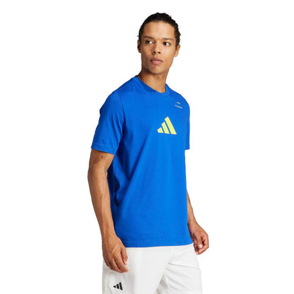 Camiseta Adidas Padel Category Graphic Azul Royal