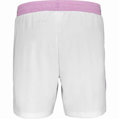 Short Babolat Juan Lebron Blanco Rosa