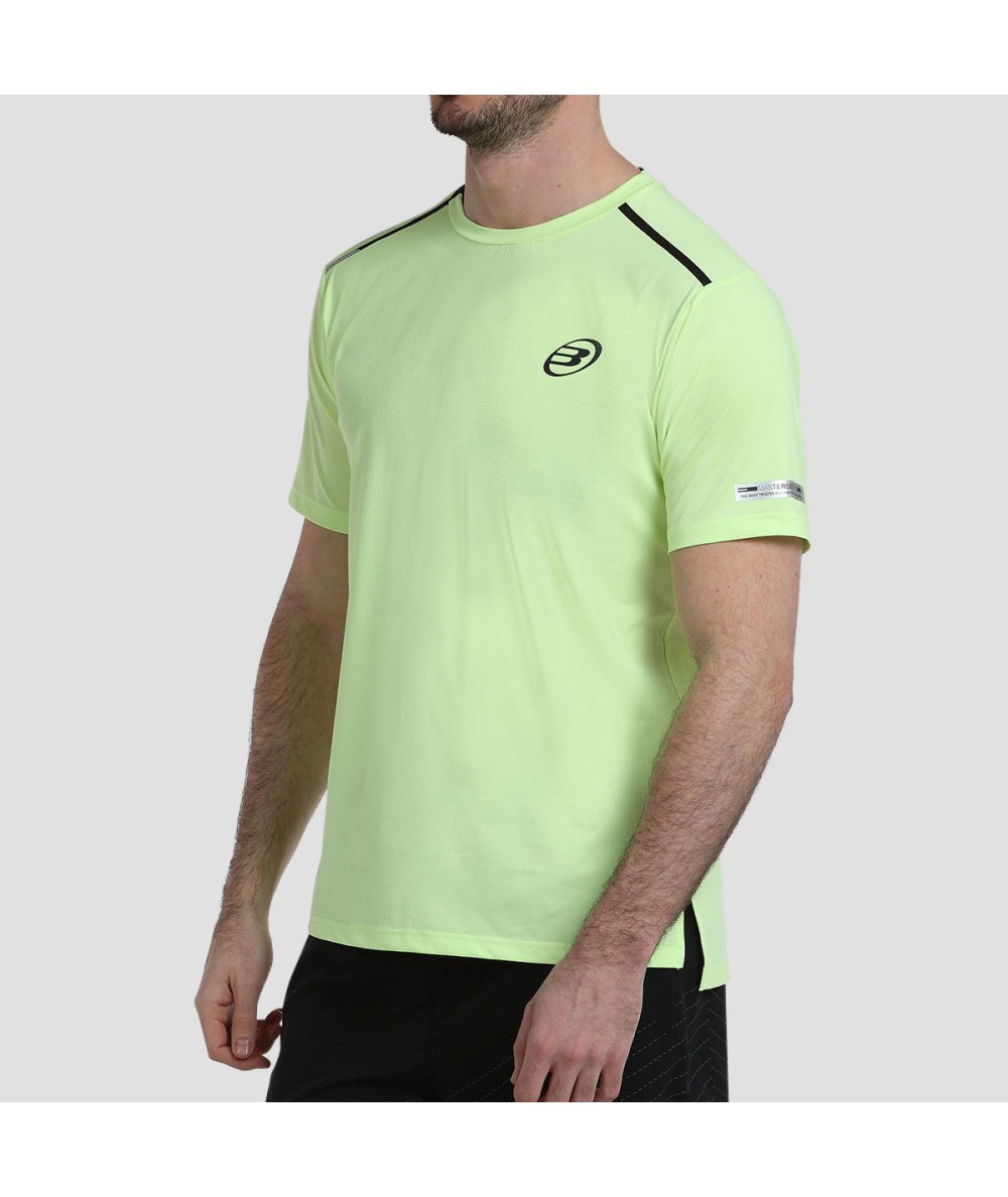 Camiseta Bullpadel Acilo Amarillo Azufre Fluor