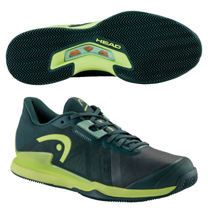 Head Sprint Pro 3.5 Clay Verde Oscuro