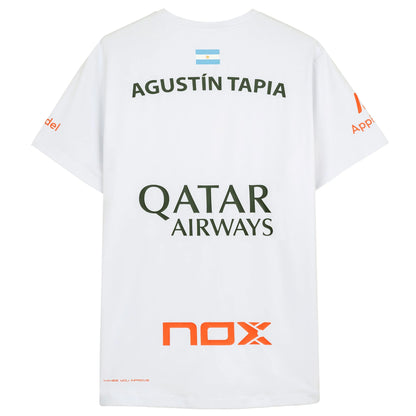 Camiseta Nox Agustin Tapia Sponsors AT10 Blanco