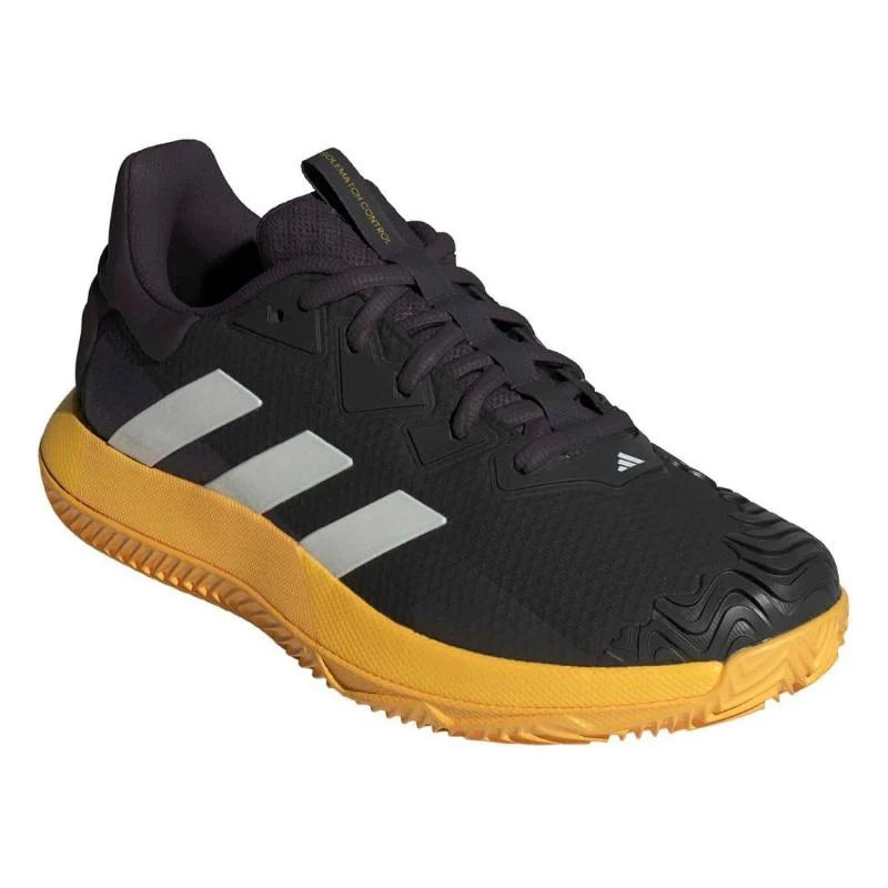 Adidas Solematch Control Clay Negro Plata Naranja