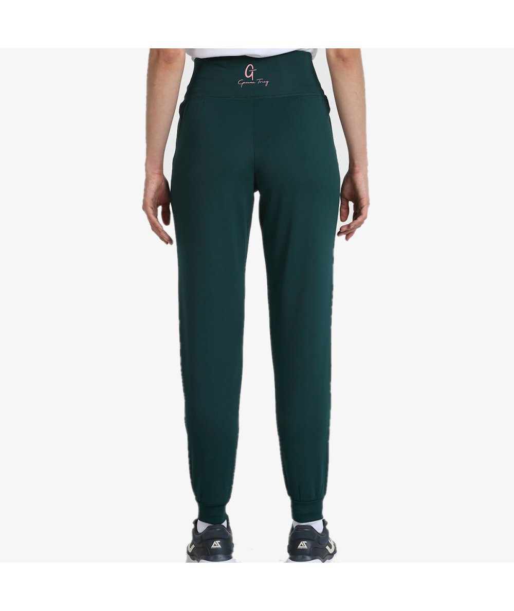 Pantalon Bullpadel Gemma Triay Ideal Verde Profundo