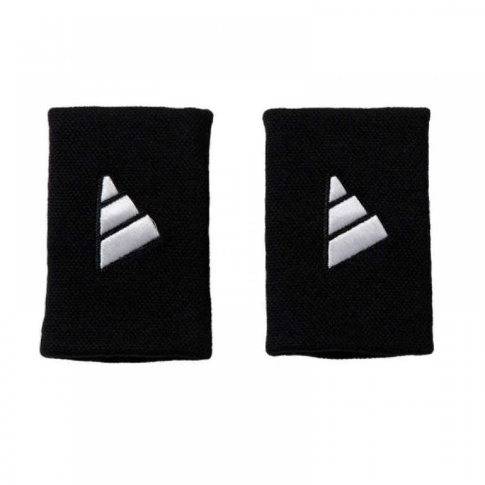 Munequeras Adidas Largas Negro Blanco  (2-Pack)