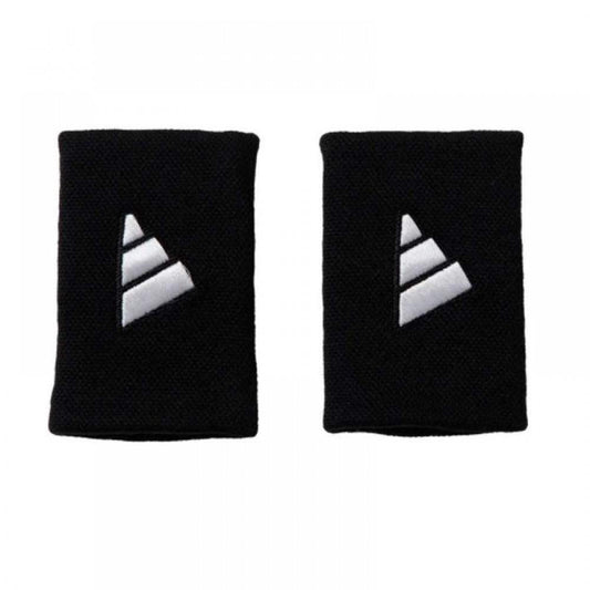 Munequeras Adidas Largas Negro Blanco  (2-Pack)