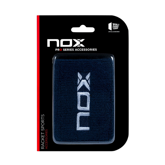 Muñequeras Nox Azul Blanco (2-Pack)